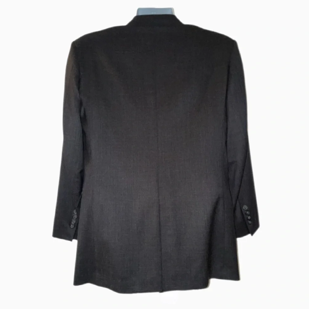 Brooks Brothers 1818 Regent Blazer 38R Charcoal Gray Wool Two-Button Jacket